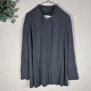 Vineyard Vines Gray Cashmere Cardigan Medium